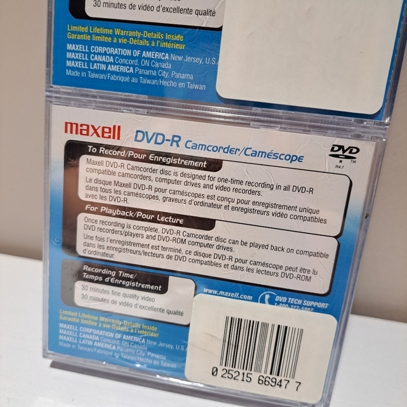 Maxell DVD-RW for Camcorders new sealed set of 6 - Picture 7 of 8